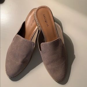 Taupe Mules - 8